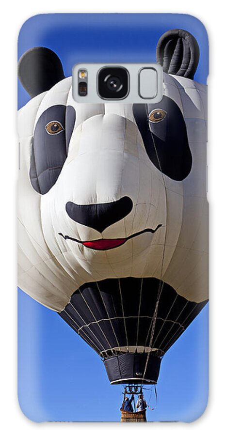 Panda Galaxy Case featuring the photograph Panda Bear Hot Air Balloon by Garry Gay