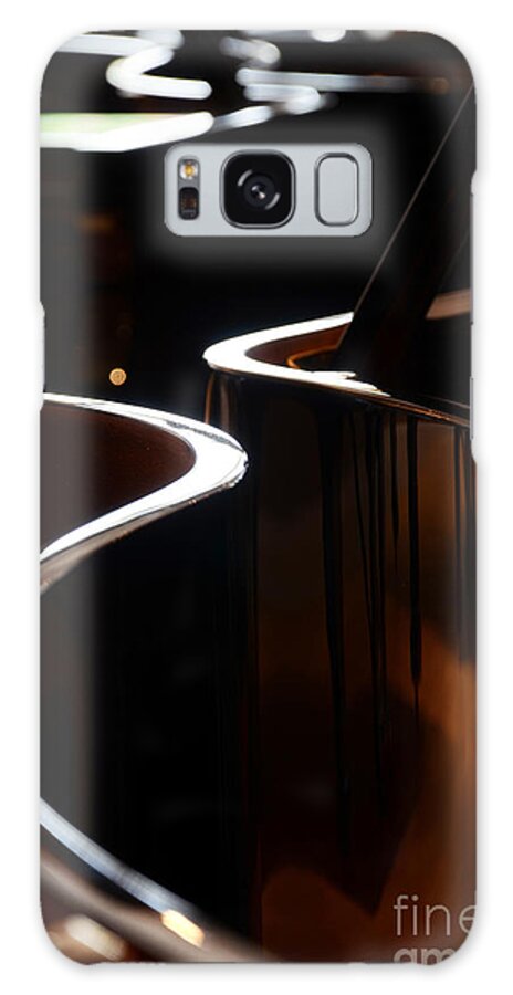 Piano Galaxy Case featuring the photograph Piano lines by Steve Somerville