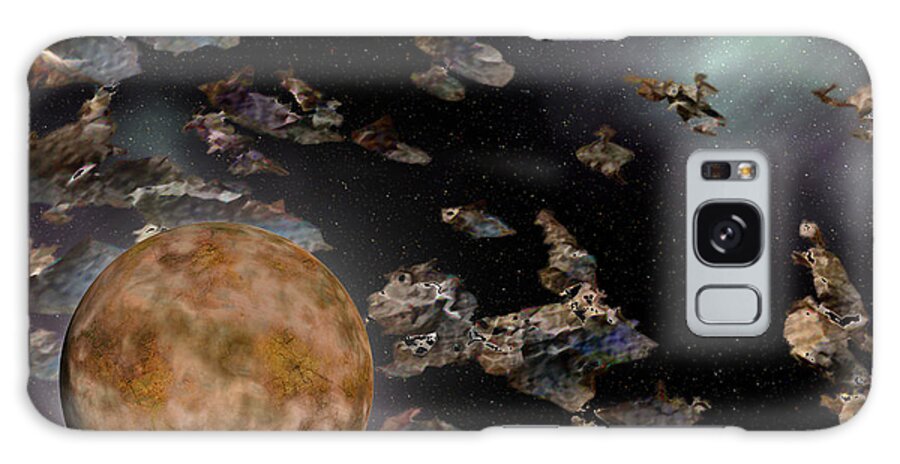 Abstract Galaxy Case featuring the digital art Pluto by Gordon Engebretson