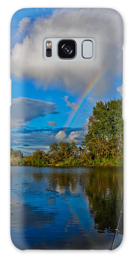 Like Galaxy Case featuring the photograph Rainbow by Michael Goyberg