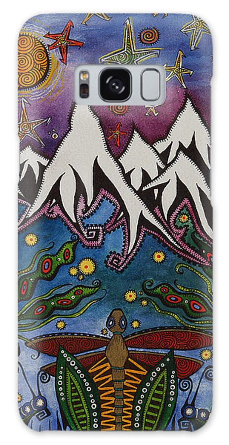 Nature Galaxy Case featuring the painting Realistic Imagination by Tanielle Childers