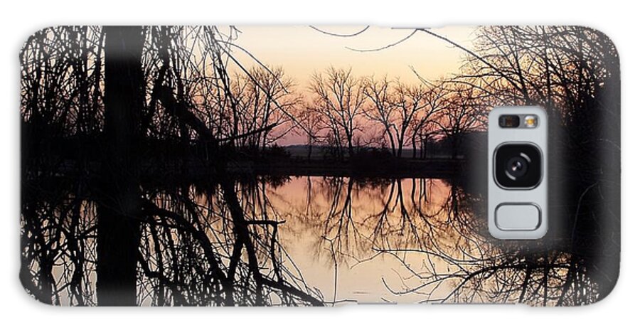 Sunset Galaxy Case featuring the photograph Reflections by Dorrene BrownButterfield