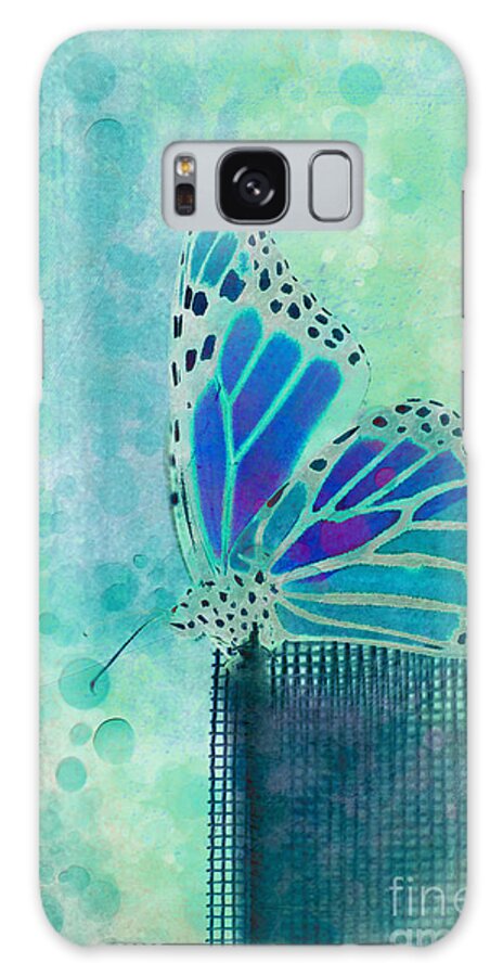 Butterfly Galaxy Case featuring the digital art Reve de Papillon - s02b by Variance Collections
