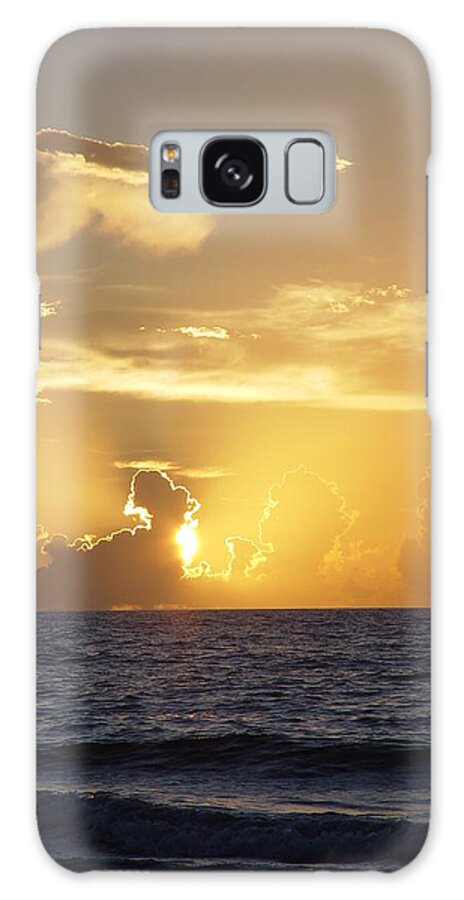 Rise Galaxy Case featuring the photograph Rise Over Atlantic by Elizabeth Sullivan