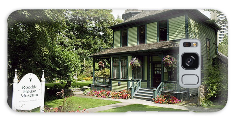 Vancouver Galaxy Case featuring the photograph ROEDDE HOUSE MUSEUM Vancouver Canada by John Mitchell