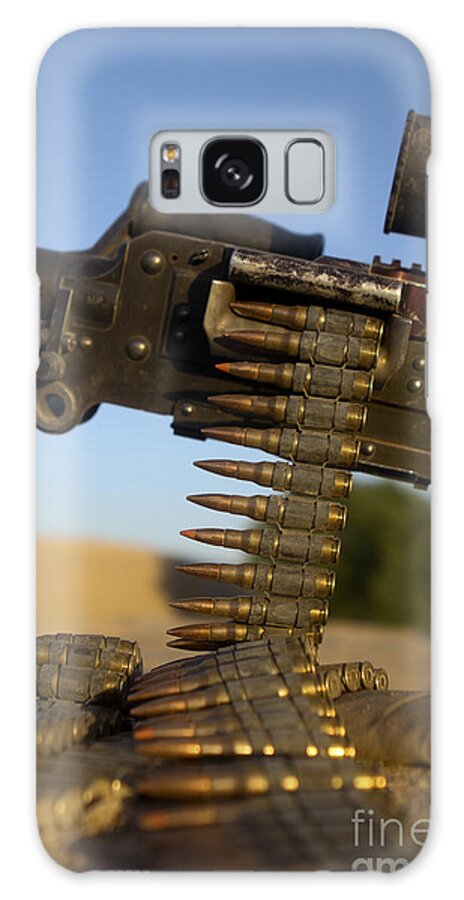 Afghanistan Galaxy Case featuring the photograph Rounds Of A M240 Machine Gun by Stocktrek Images