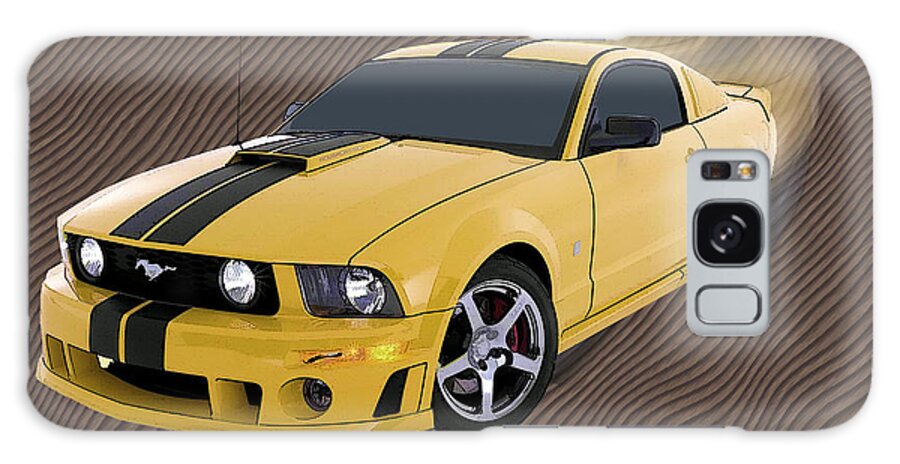 Ford Galaxy Case featuring the digital art Roush Mustang Fastback by Tommy Anderson