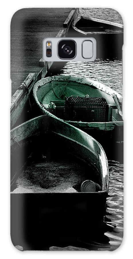  Galaxy Case featuring the photograph Row Boats by Mark Valentine