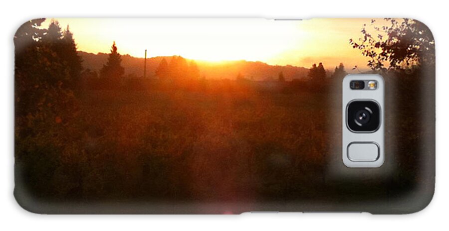 Napa Valley Galaxy Case featuring the photograph Russian River Sunrise by Kathy Corday