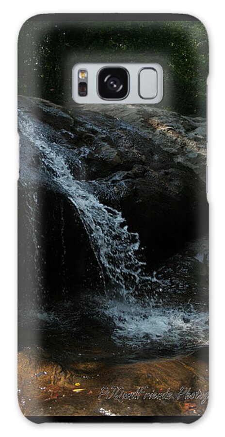 Waterfall Galaxy Case featuring the photograph 'Secret Serenbe Waterfall' by PJQandFriends Photography