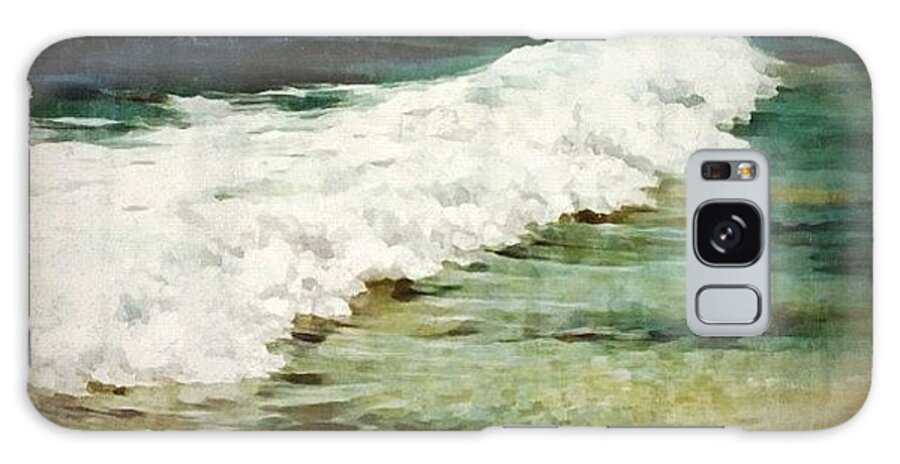  Galaxy Case featuring the photograph Small Wave Art Edit by Chris Johnson