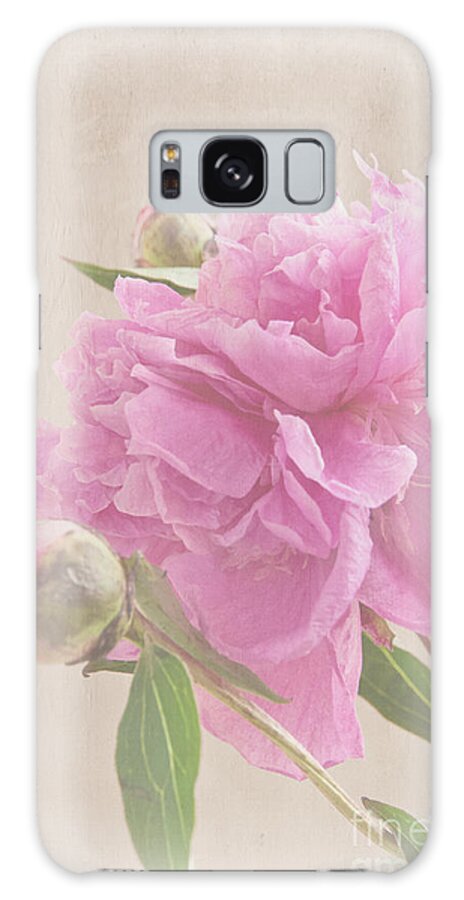 Peony Galaxy Case featuring the photograph Soft Peony by Bob and Nancy Kendrick