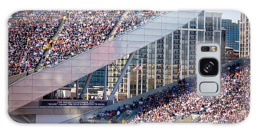 Bears Galaxy Case featuring the photograph Soldier Field Crowd by Anthony Doudt