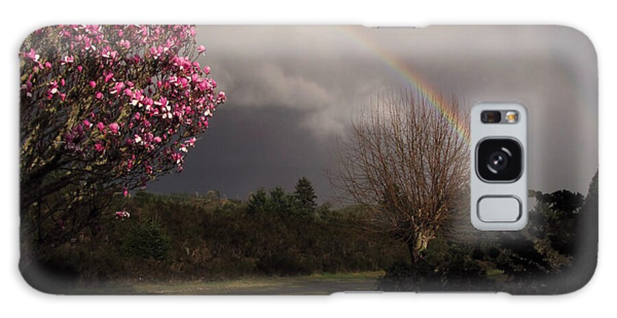 Rainbow Galaxy Case featuring the photograph Spring Rainbow by KATIE Vigil