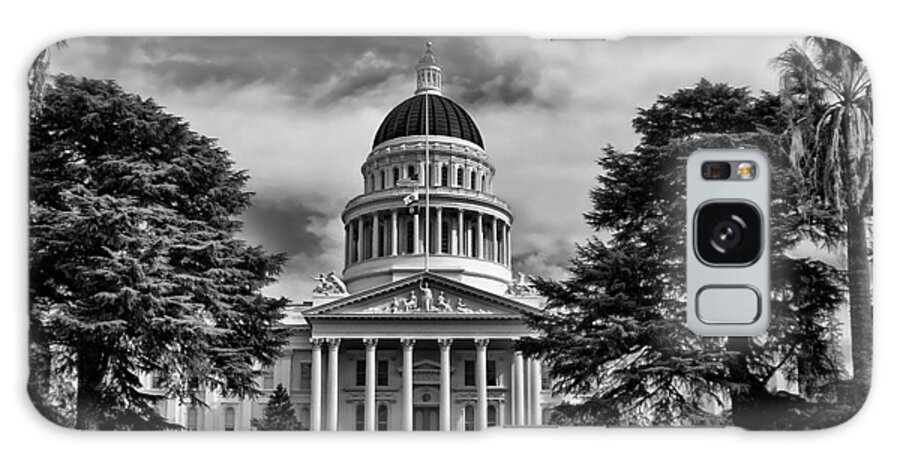 State Galaxy Case featuring the photograph State Capitol B and W by Randy Wehner