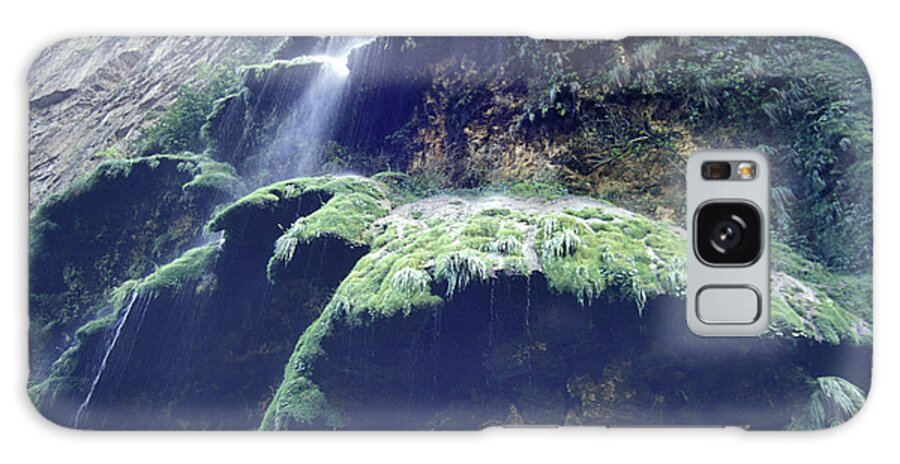 Mexico Galaxy Case featuring the photograph SUMIDERO CANYON WATERFALL Chiapas Mexico by John Mitchell