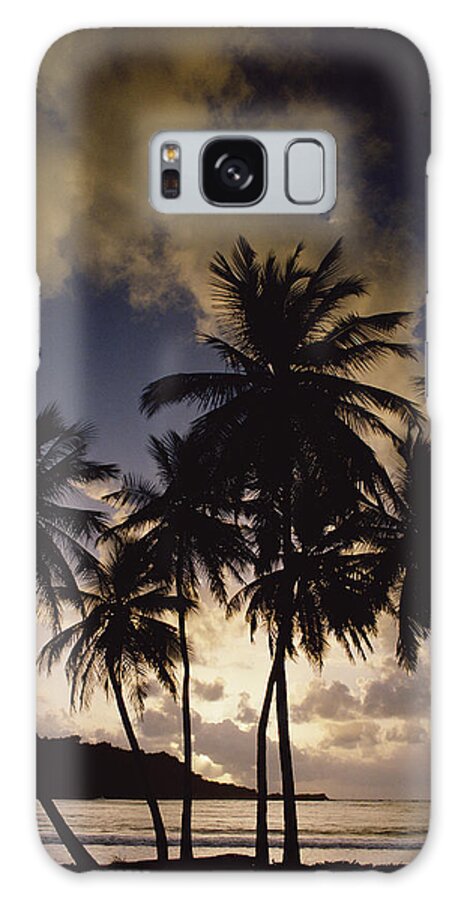 Mp Galaxy Case featuring the photograph Sunrise At La Sagesse Bay Over Marquis by Gerry Ellis