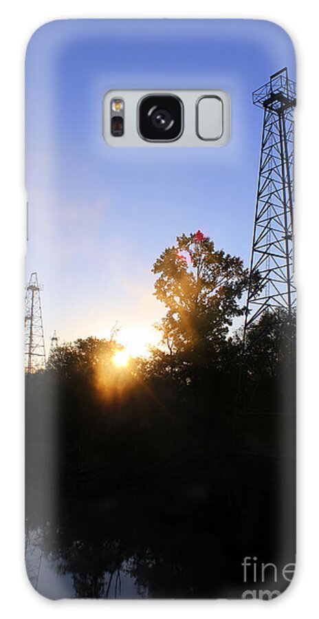 Sabine River Galaxy Case featuring the photograph Sunrise On The Sabine by Kathy White