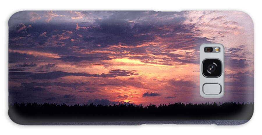 Sea Galaxy Case featuring the photograph Sunset Off Mallory Square 14S by Gerry Gantt