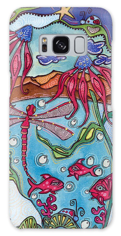Nature Galaxy Case featuring the painting Sweet Dreams by Tanielle Childers
