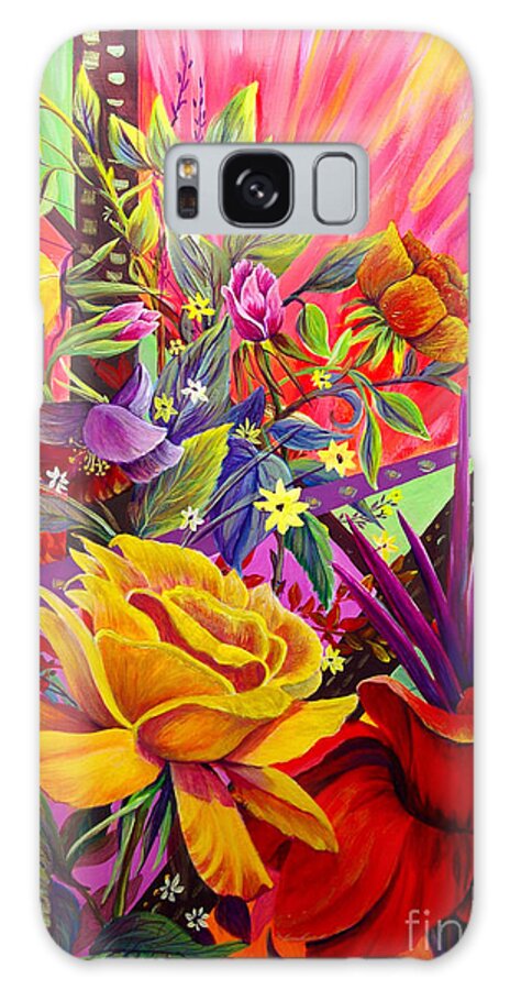 Symphony Galaxy Case featuring the painting Symphony by Nancy Cupp