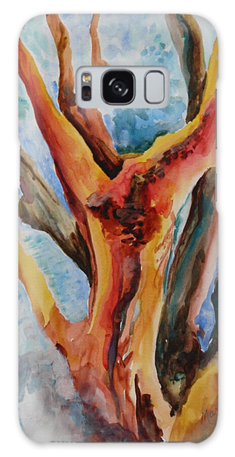 Trees Galaxy S8 Case featuring the painting Symphony of Branches by Mary Beglau Wykes