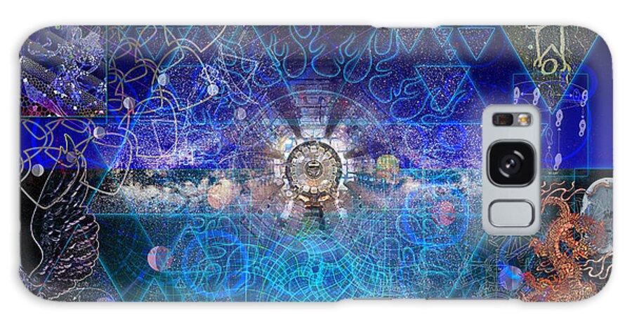 Elision Galaxy Case featuring the digital art Synesthetic Dreamscape by Kenneth Armand Johnson