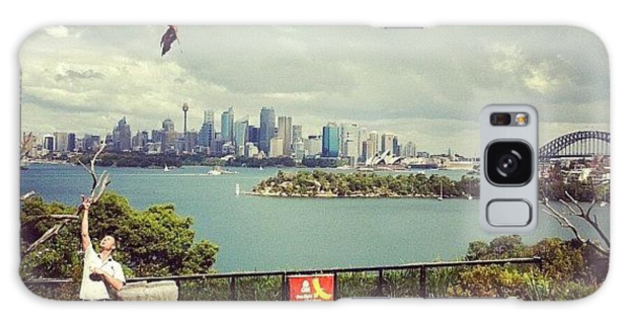 Sydney Galaxy Case featuring the photograph Taronga Zoo Bird Show by Nadee Atherton