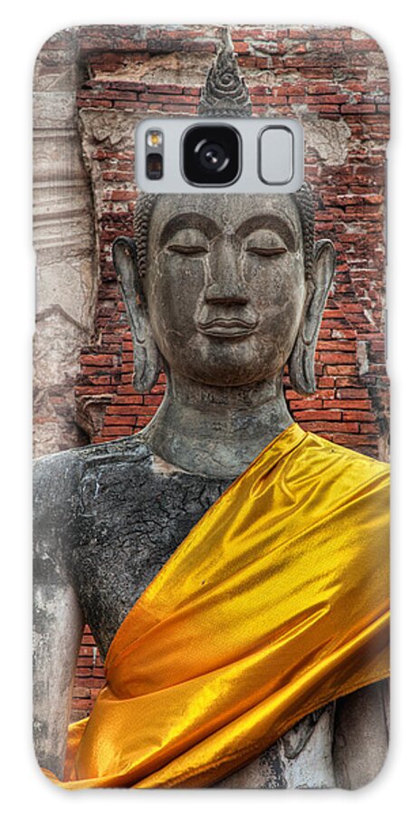 Ayutthaya Galaxy Case featuring the photograph Thai Buddha by Adrian Evans