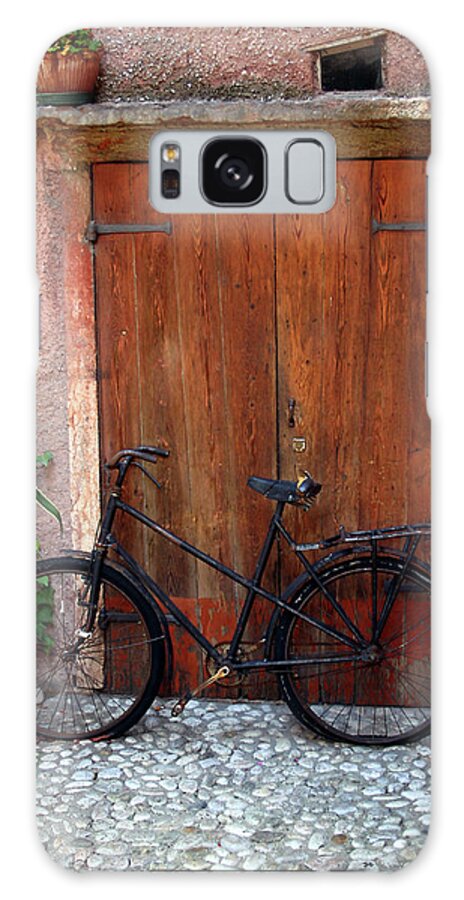Autumn Galaxy Case featuring the photograph The bicycle by Emanuel Tanjala
