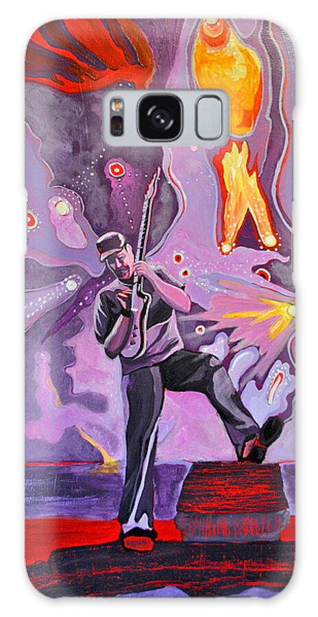 Umphrey's Mcgee Galaxy Case featuring the painting The Big Blowout by Patricia Arroyo