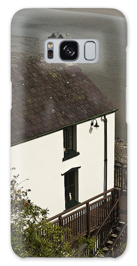 The Boathouse Laugharne Galaxy Case featuring the photograph The Boathouse at Laugharne by Steve Purnell