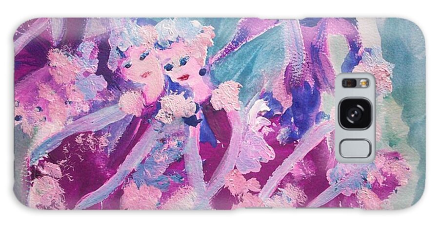 Ballet Galaxy Case featuring the painting The chocolate chandelier Ballet company by Judith Desrosiers