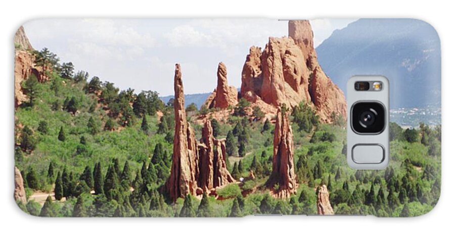 Colorado Galaxy Case featuring the photograph The Garden of The Gods by Michelle Welles