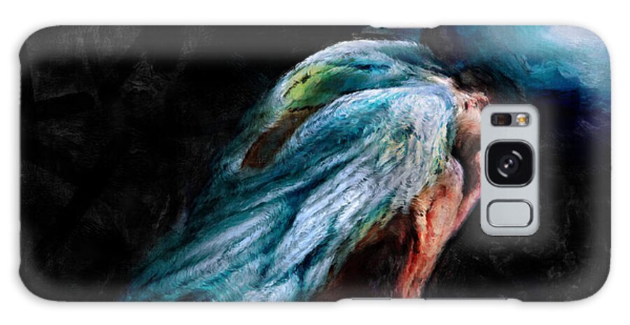 Wings Galaxy Case featuring the painting The Messenger 2 by Adam Vance