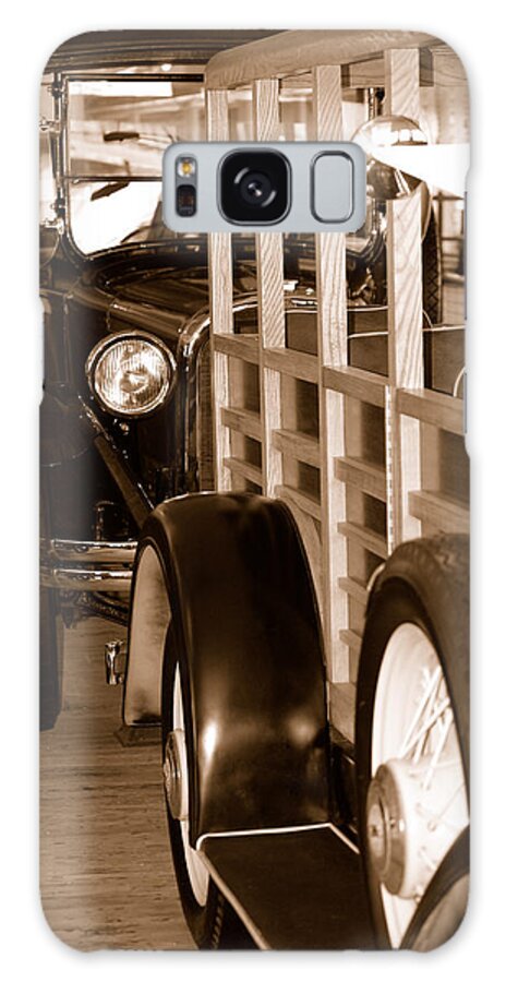 Old Vehicles Shipping Vessel San Francisco Ca Cars Trucks Vintage Floating Museum Galaxy Case featuring the photograph The Old Line Up by Holly Blunkall