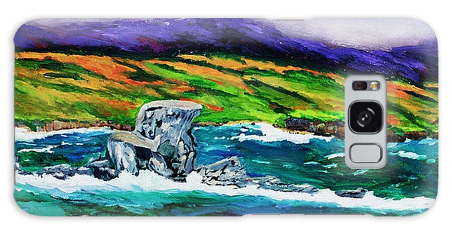 Seascape Galaxy S8 Case featuring the painting The Sentinel  #1 by Gail Daley
