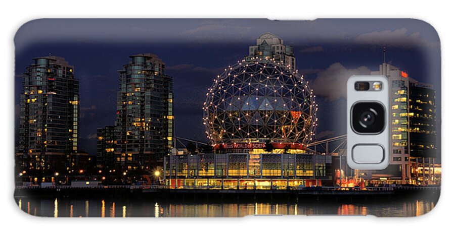 Telus Galaxy Case featuring the photograph The Telus Science Center At Night by Lawrence Christopher
