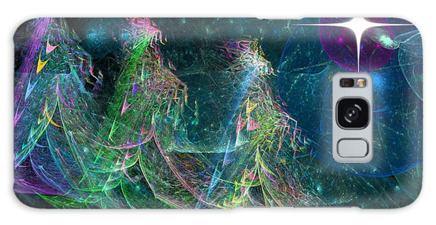 Abstract Galaxy Case featuring the digital art Three Kings No 5 by Russell Kightley