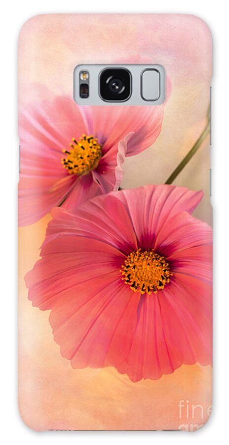 Cosmos Flowers Galaxy S8 Case featuring the photograph Together by Jan Bickerton