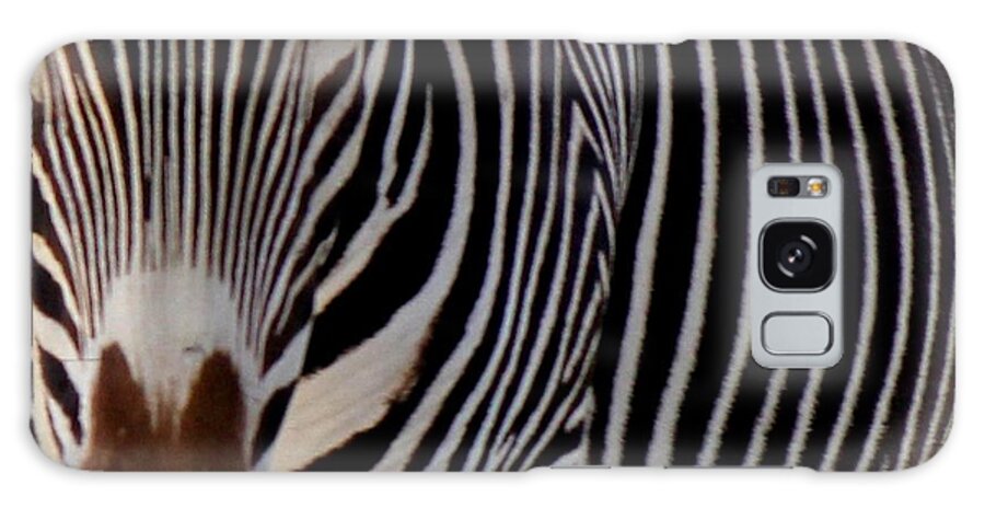 Zebra Galaxy S8 Case featuring the photograph Up Close and Personal by Leigh Meredith