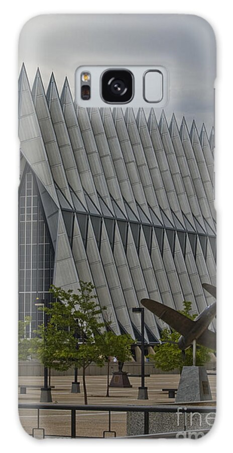 Usafa Galaxy Case featuring the photograph US Air Force Academy Chapel 3 by Tim Mulina