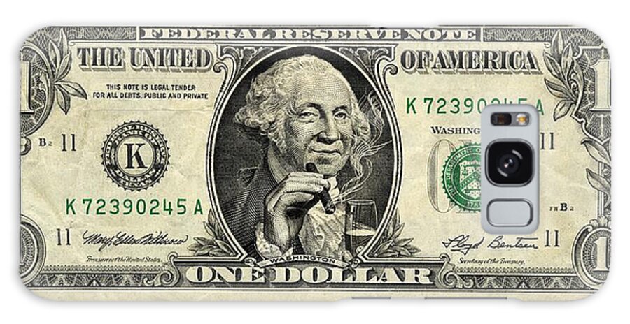 Us Dollar Bill George Washington Parody Galaxy S8 Case For Sale By Smetek