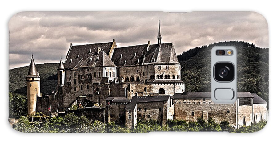 Europe Galaxy Case featuring the photograph Vianden Castle - Luxembourg by Juergen Weiss