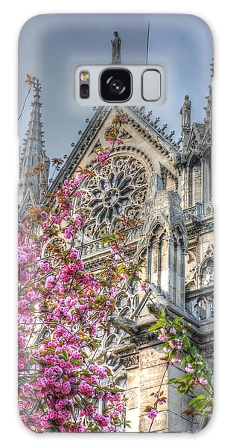 Notre Dame Galaxy S8 Case featuring the photograph Vibrant Cathedral by Jennifer Ancker