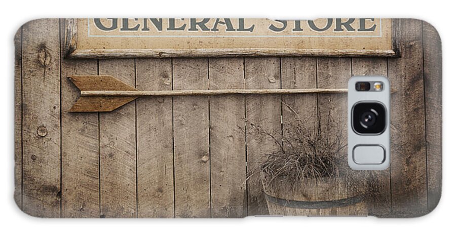 Aged Galaxy Case featuring the photograph Vintage sign General Store by Jane Rix