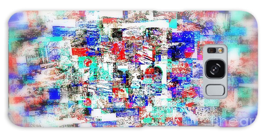Abstract Canvas Prints Galaxy Case featuring the digital art Vortex by Pauli Hyvonen