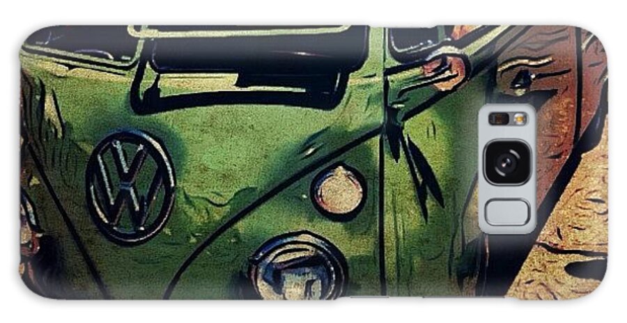 Paintstyle Galaxy Case featuring the photograph #vw #volkswagon #crew #cab #converted by Exit Fifty-Seven