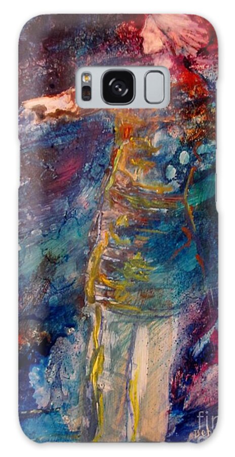 Water Galaxy Case featuring the painting Walking On Water by Deborah Nell