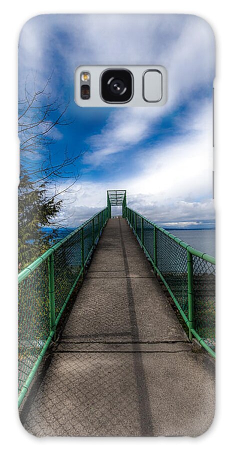 Beach Galaxy Case featuring the photograph Walkway to the Beach. by Tommy Farnsworth